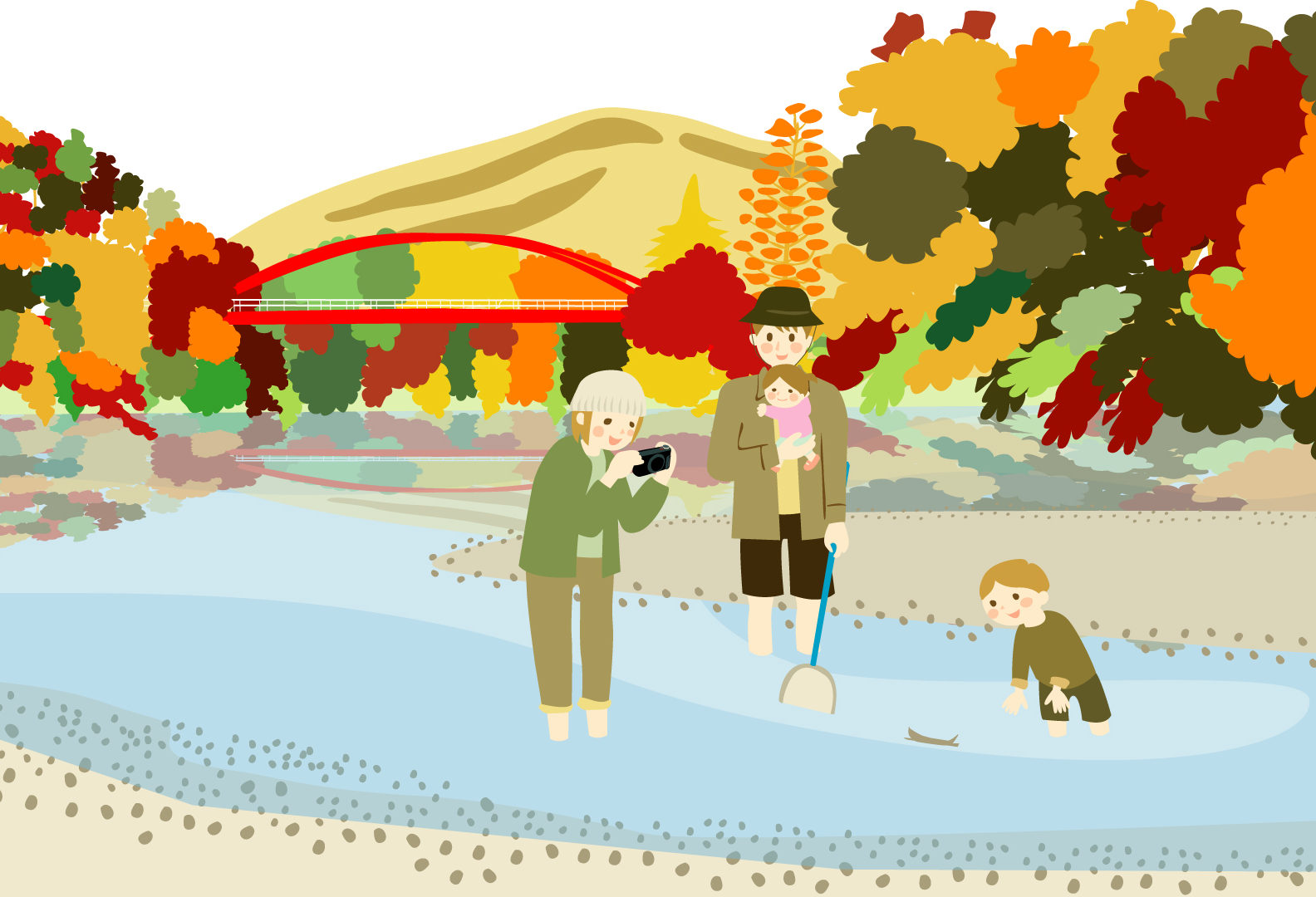 リバービーチ キャンパス 川 と あそぶ In Autumn 西川材deイカダ作りとはじめての川釣り体験 埼玉ハンノウ大学 埼玉県飯能市